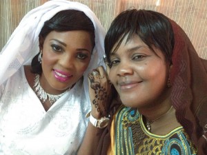 Sitan with Djeneba, the center's cook