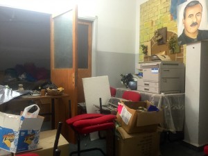 Moving out of the old office 