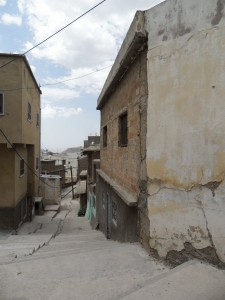 The street adjacent to the atelier of the cooperative used to be a popular prostitution district.