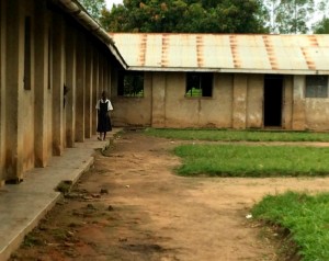 One of the rural schools I've gone to with eroded buildings and limited resources