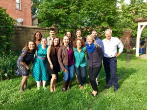 The AP Team and the nine Peace Fellows, who will be working with organizations in Nepal, Vietnam, Uganda, Lebanon, Jordan, and Kenya.