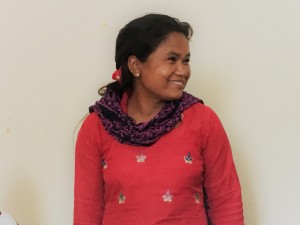 Sharada Tharu, newest chairman of the business.