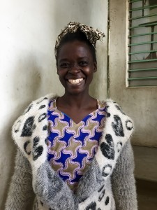 A student at Mtaani smiles after training