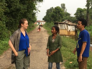 Kirstin, Sarita and Prabal, stories from Burigaun