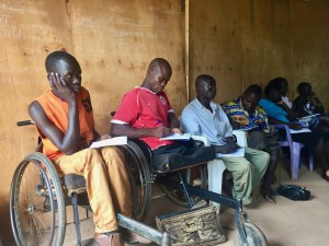 Students from a former GDPU program designed to teach PWDs skills like electrical repair gather for a focus group over the summer.