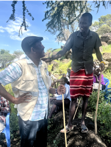 IlChamus herder explains changing weather patterns to Hilary